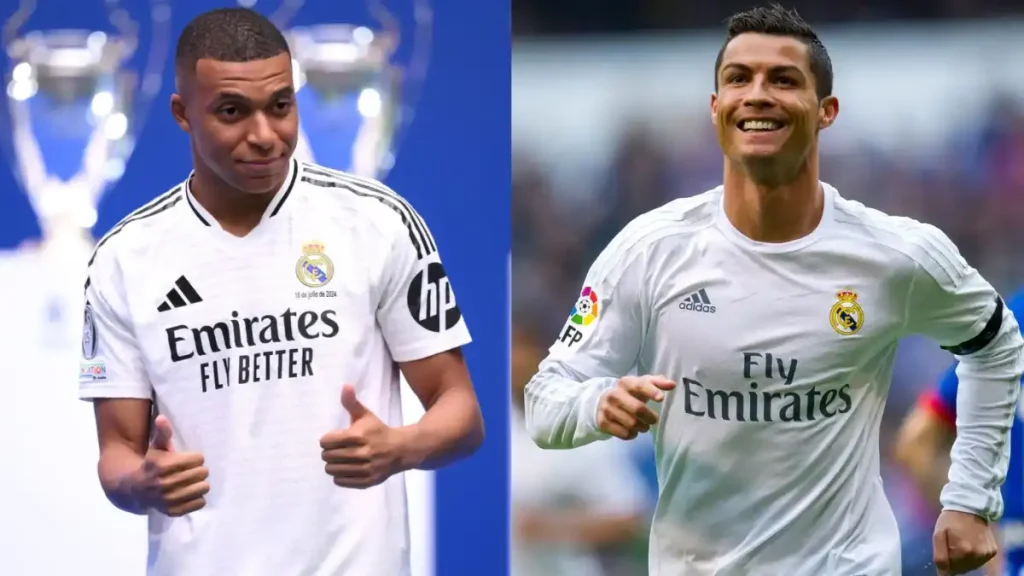 Mbappé ya ha igualado a Cristiano Ronaldo en el Real Madrid