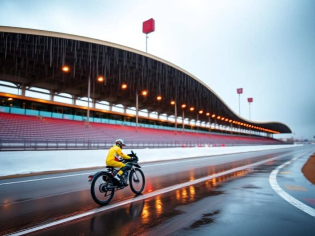 Los test de Bahréin rozan lo surrealista: de llover en el...