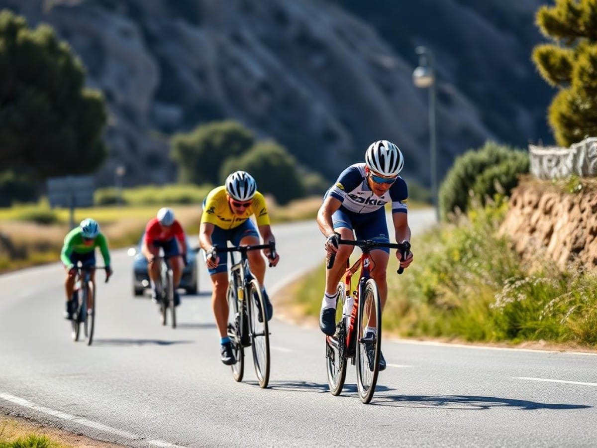 ¡Impactante caída! Xabier Mikel Azparren abandona la Tirreno-Adriático en la segunda etapa.