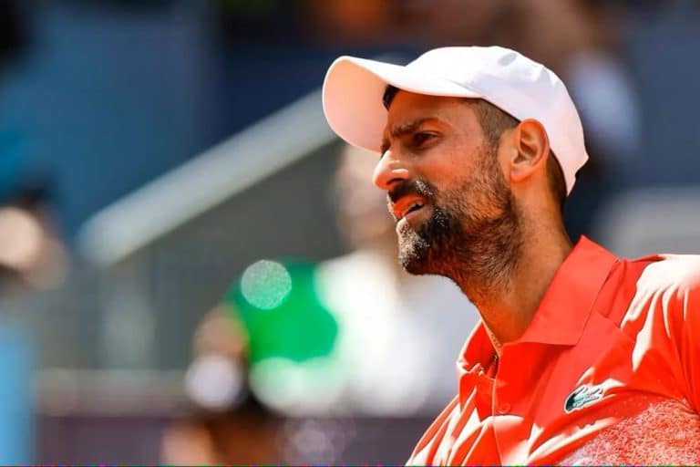 Djokovic en crisis brutal caída en Madrid