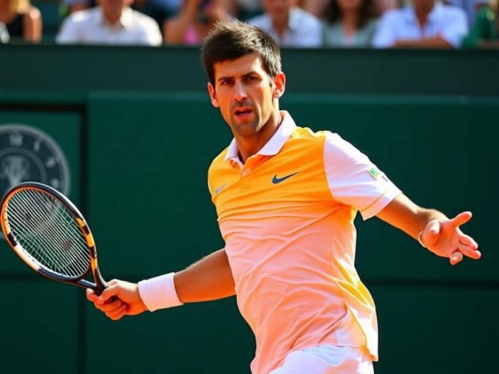Djokovic se impone al viento