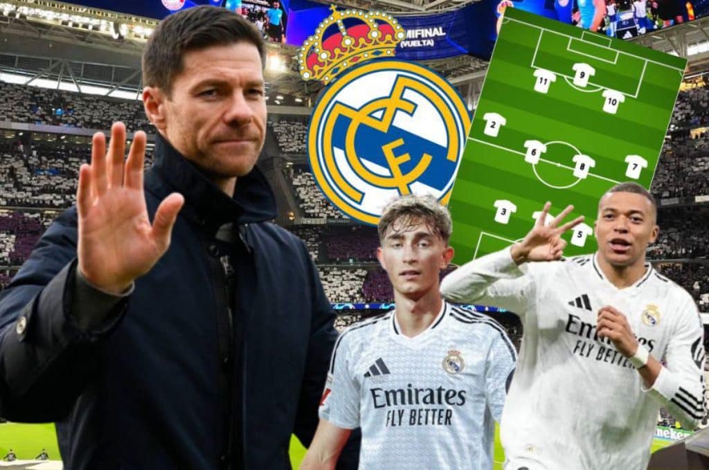 El once titular de Xabi Alonso en el Real Madrid