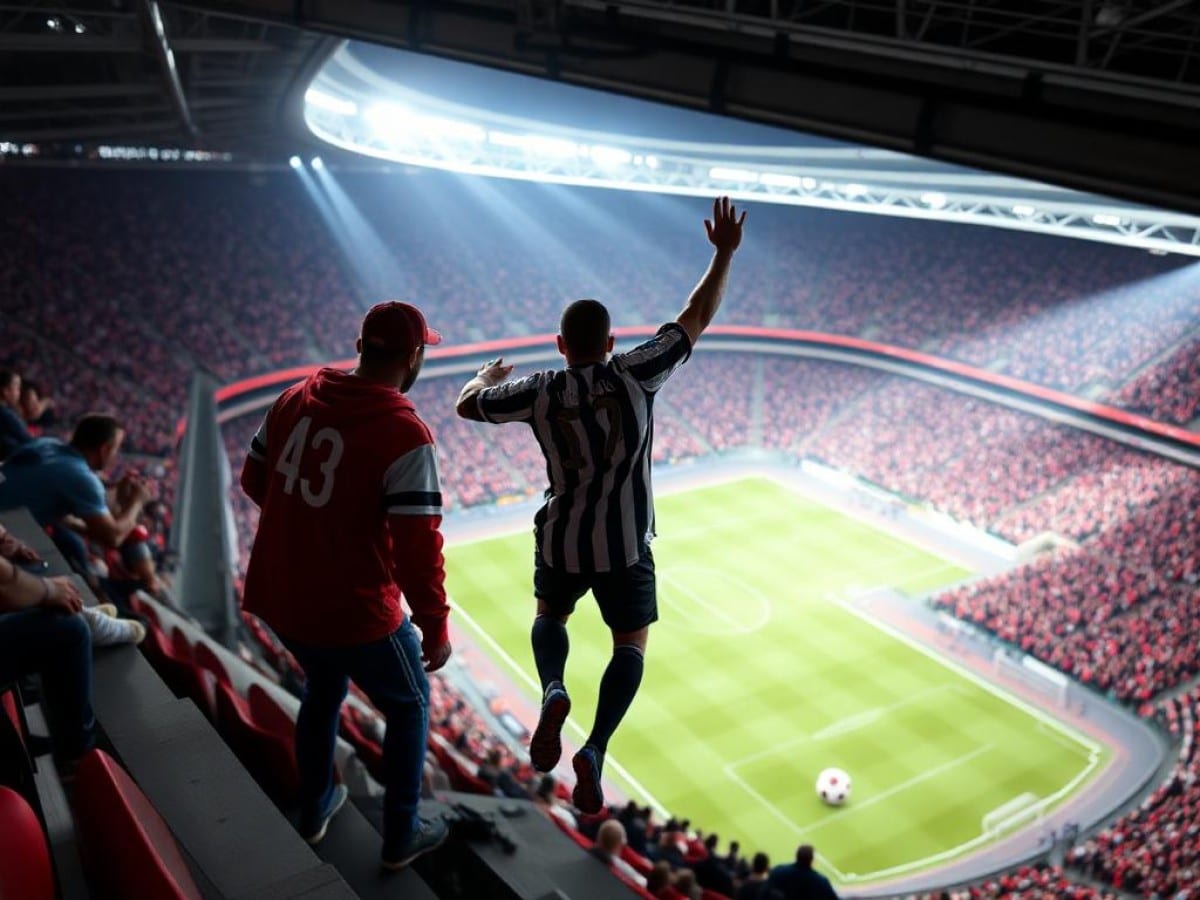 Muere un aficionado tras precipitarse al vacío desde lo alto del Allianz Arena durante la final de España