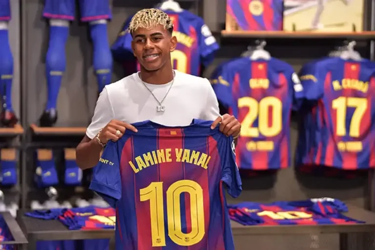 Lamine Yamal estrena el dorsal 10 Messi hizo su camino, yo haré el mío