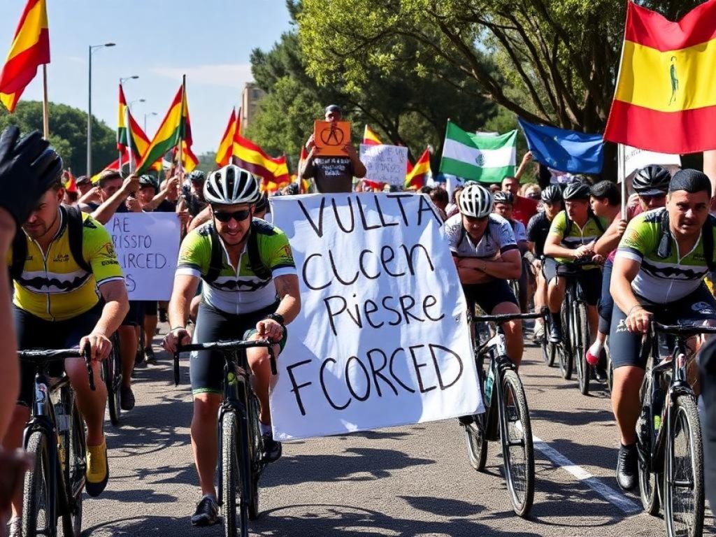 Ecologistas en pie de guerra: La Vuelta a España asciende a la Bola del Mundo ¿a qué costo?