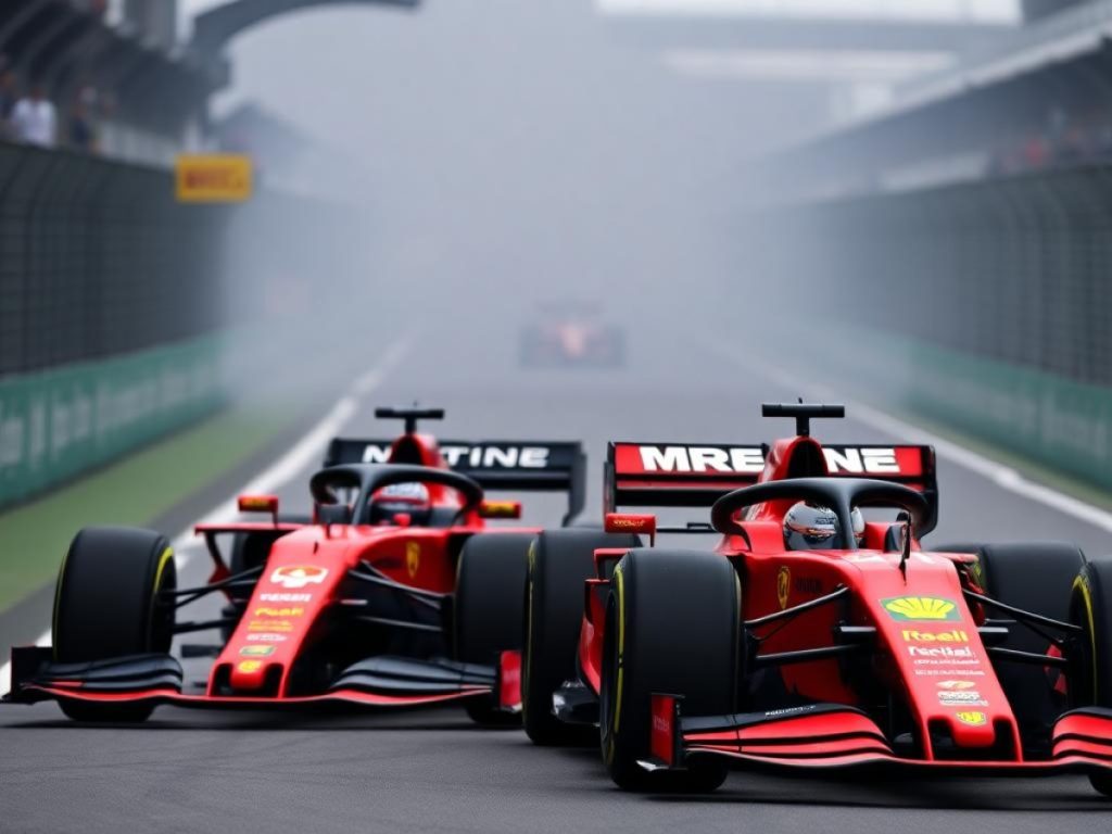 Lewis Hamilton y Max Verstappen compiten fuera de la pist...