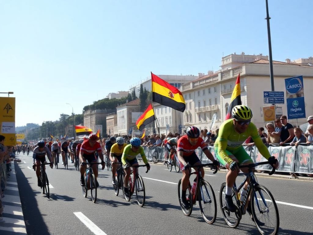 Protestas eclipsan el duelo Vingegaard-Almeida: Tensión en la Vuelta a España