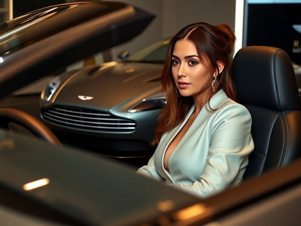 Aitana, la invitada de lujo en el box de Aston Martin: "F...