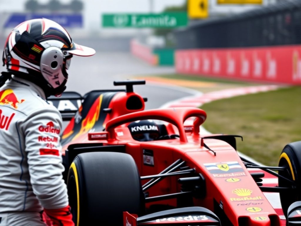 Lewis Hamilton y Max Verstappen se tocan en una agónica b...