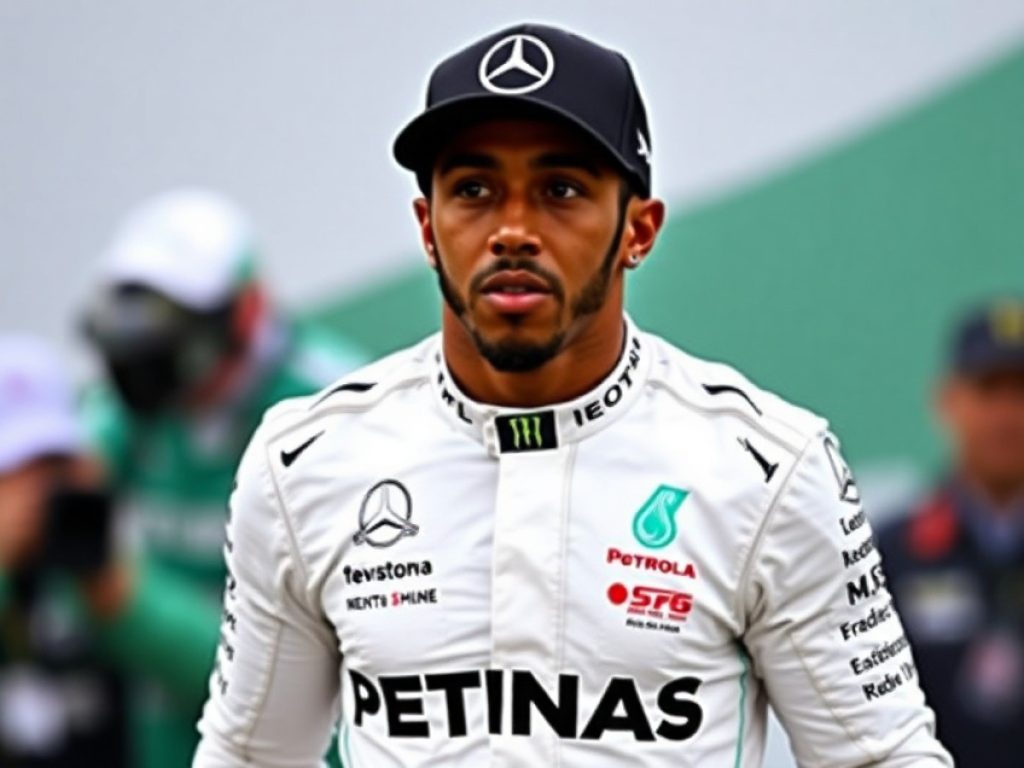 Lewis Hamilton no entendió la sanción que recibió por luc...