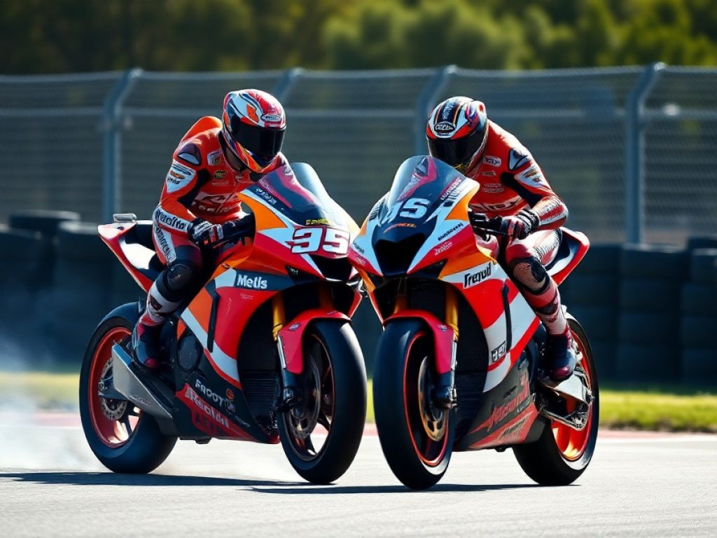 VIDEO – Marc Márquez and Toprak Razgatlioglu collide before 2026: a thrilling leap into MotoGP awaits