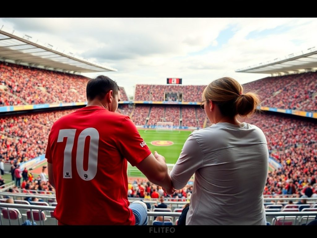 La emotiva pedida de mano durante el partido entre el Villarreal y el Mallorca