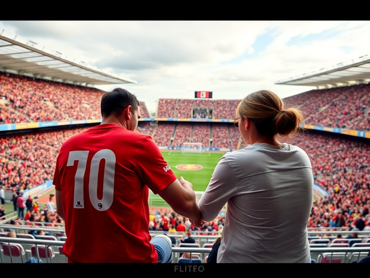 La emotiva pedida de mano durante el partido entre el Villarreal y el Mallorca