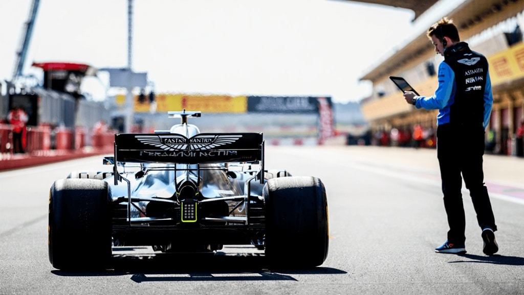 Adrian Newey, en el box de Aston Martin