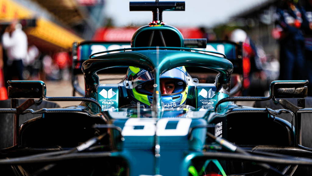 George Russell y Toto Wolff, en Montmeló
