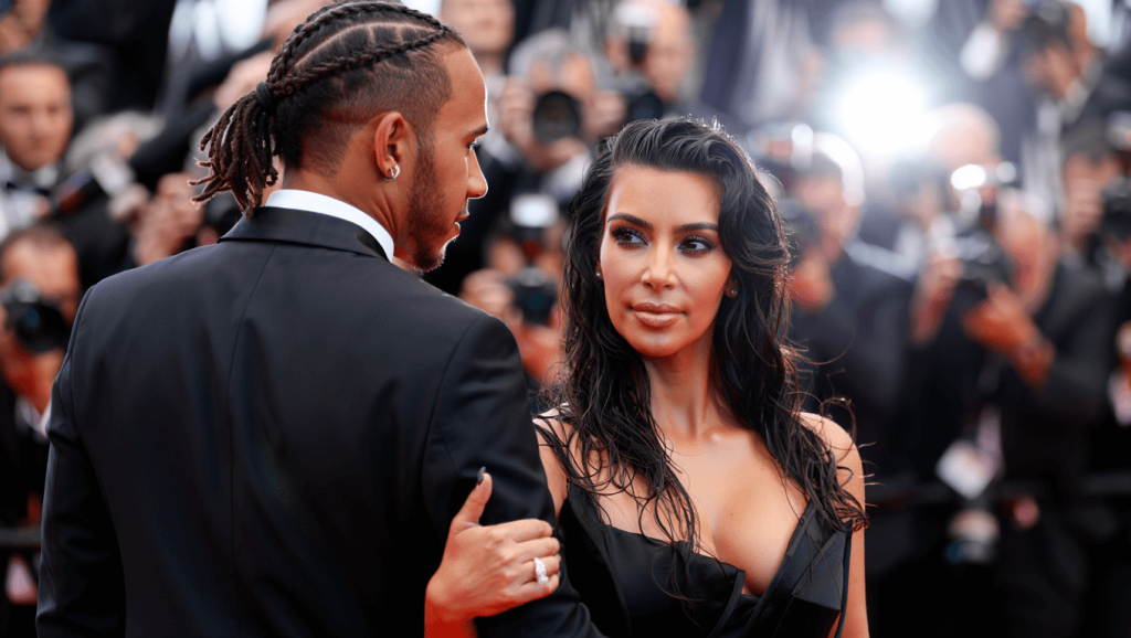 Lewis Hamilton y Kim Kardashian