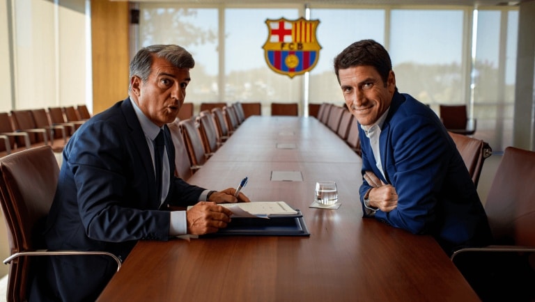 El compañero de pupitre de Laporta, nuevo presidente del Barcelona