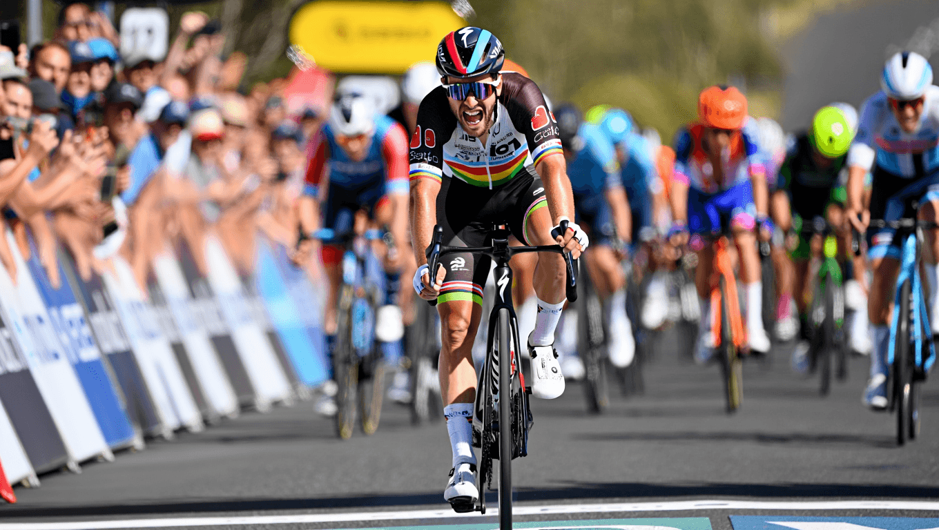 Jay Vine toma el liderato del Tour Down Under: victoria decisiva en Uraidla
