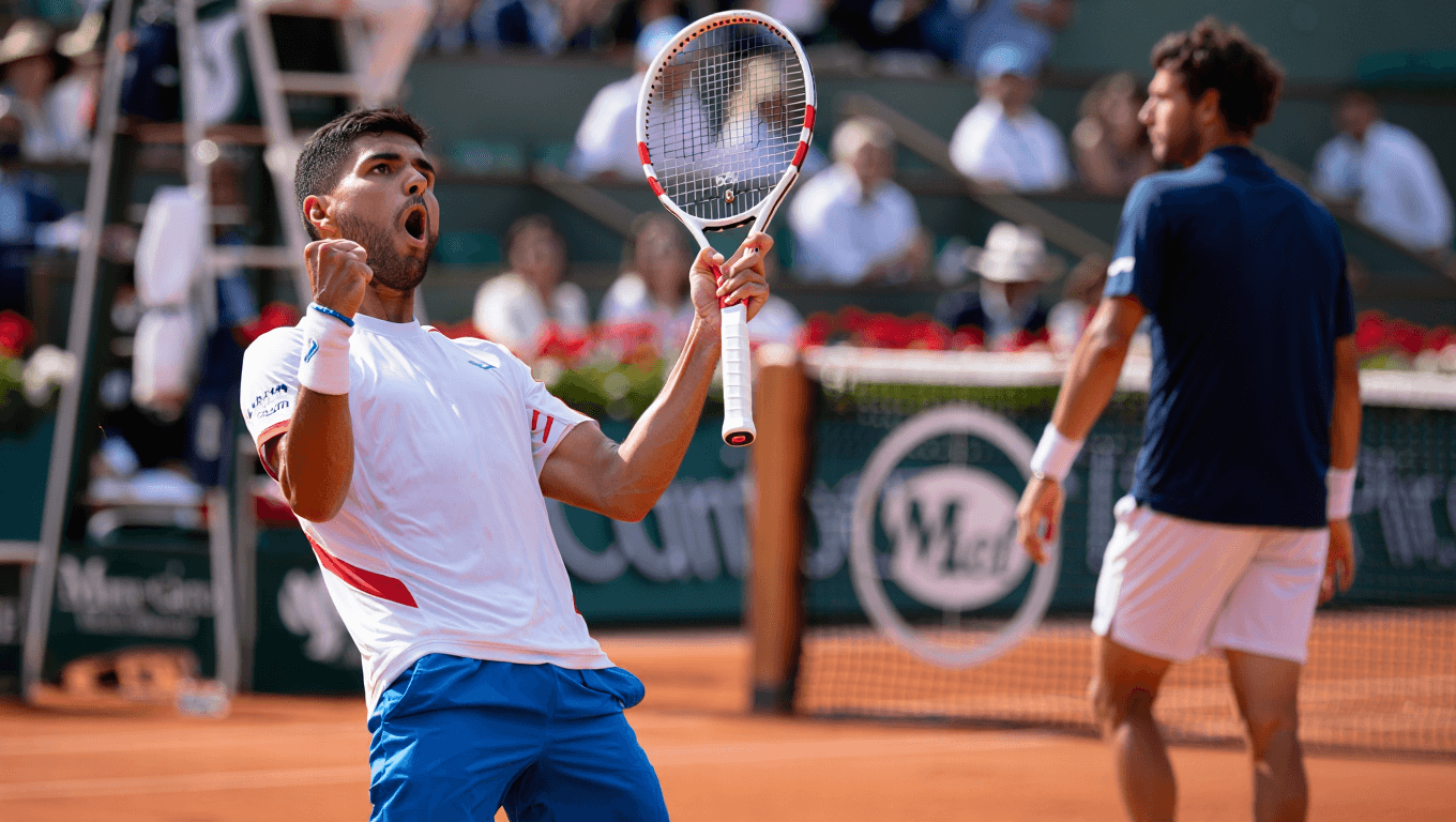 Así hemos narrado la victoria de Alcaraz ante Báez en su estreno en Montecarlo