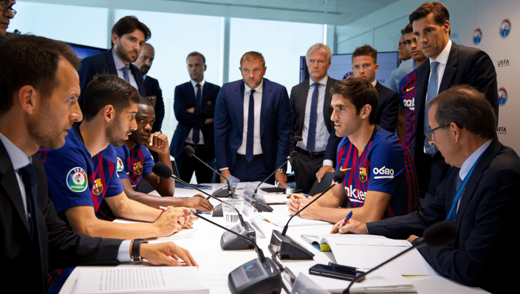 El Barça solicita a la UEFA una investigación por el arbitraje ante el Atlético en Champions