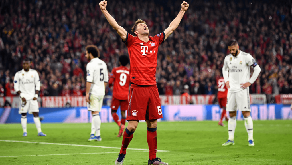 El Bayern de Múnich vence 1-2 al Real Madrid de cuartos de final de la Champions League en un partido entre la goleada bávara y la remontada blanca