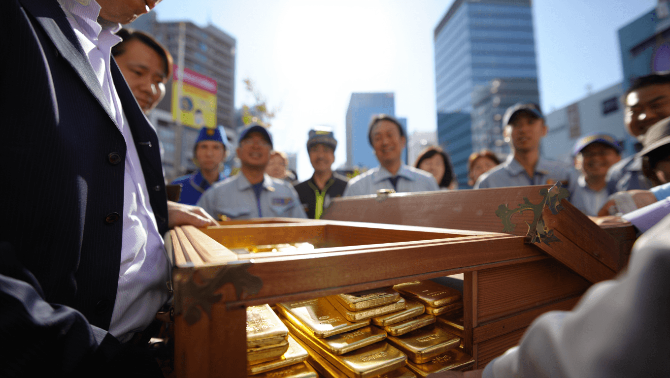 Un anónimo dona 3,6 millones de euros en lingotes de oro a esta ciudad japonesa: "Reparar las viejas tuberías de agua requiere una inversión enorme"