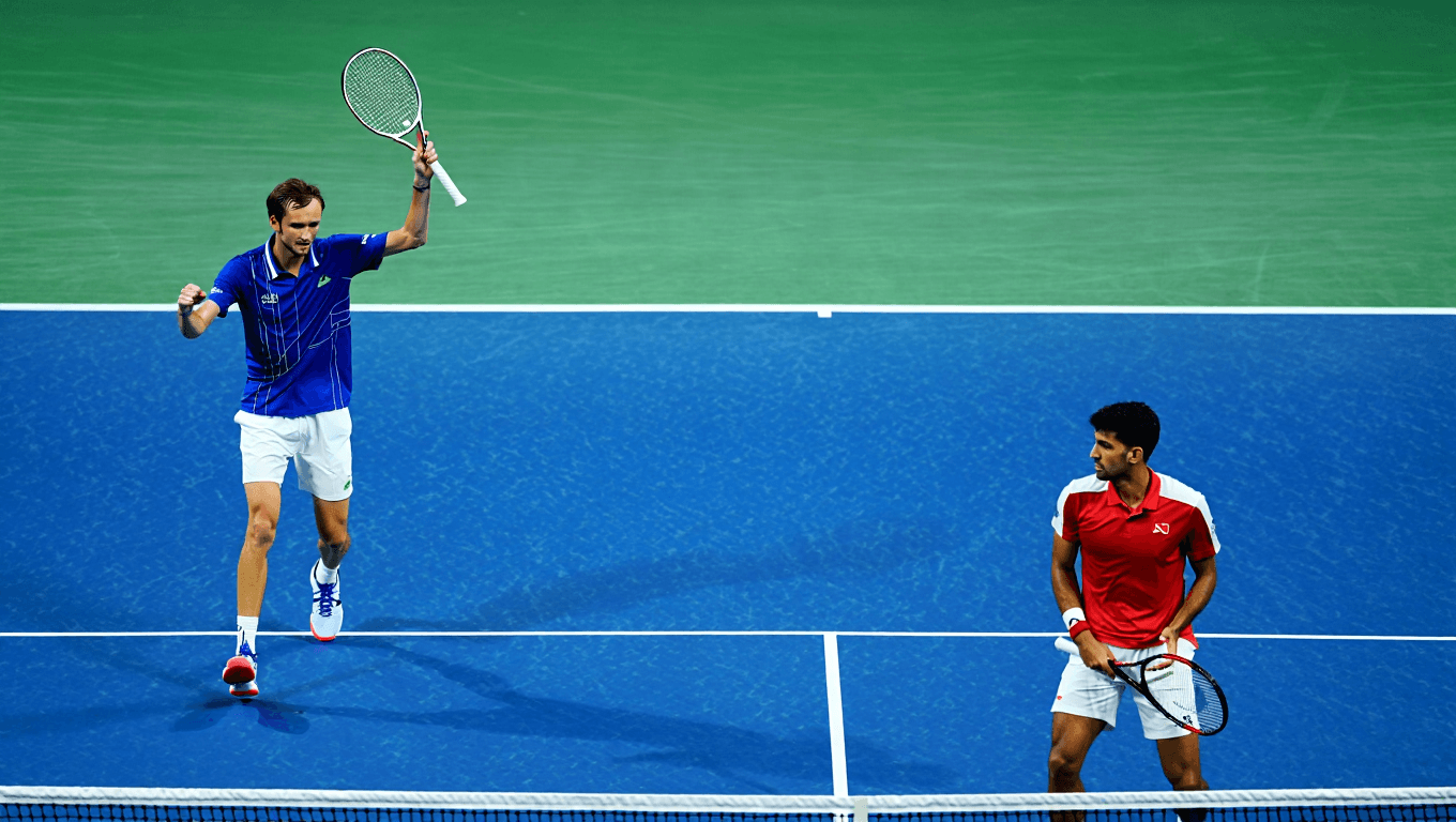 Medvedev roza la perfección para eliminar a Alcaraz