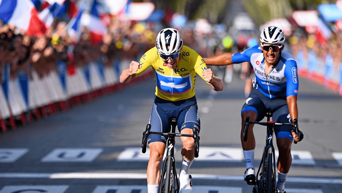 Vingegaard campeón en la París-Niza: Lenny Martínez domina la etapa en Niza