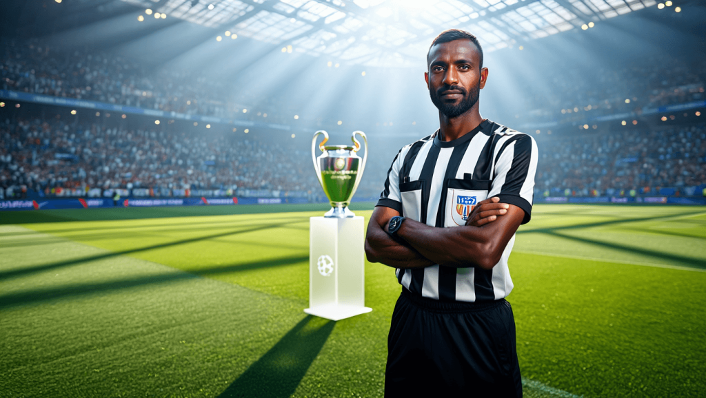El árbitro somalí al que Trump impidió entrar en EE.UU. para el Mundial dirigirá la final de la Supercopa de Europa