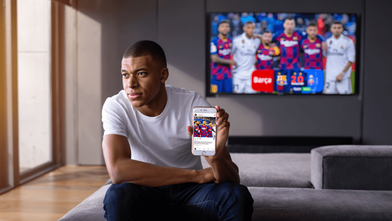 Mbappé rompe el silencio en pleno Clásico, con 2-0 para el Barça y un 'Hala Madrid' que solo ha servido para incendiar (aún más) las redes