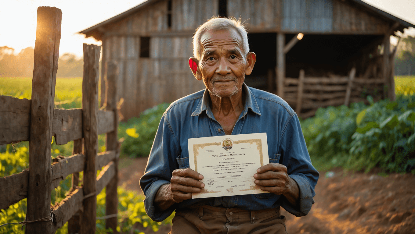 Severino, agricultor de 94 años, recibe su diploma de alfabetización nueve décadas después: "Lo mejor del mundo es el estudio"