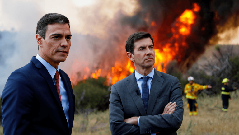 Sánchez y Feijóo, lejos del pacto contra los incendios